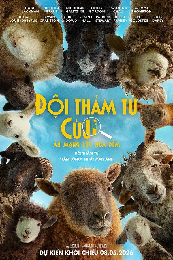 Poster phim Đội Thám Tử Cừu: Án Mạng Lúc Nửa Đêm trên KhoPhim
